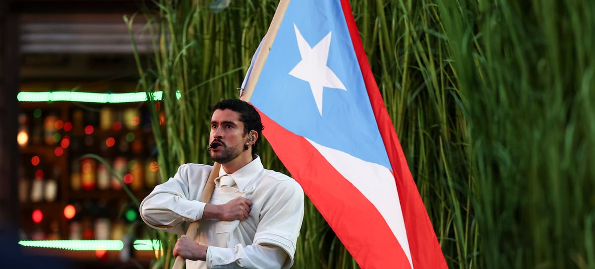 Bad Bunny en el Super Bowl 2026 el 8 de febrero en Santa Clara, California.