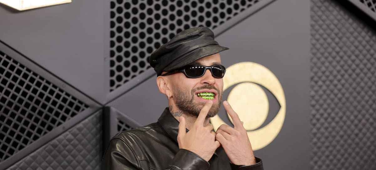 Feid asiste a la 68.ª edición de los Premios GRAMMY en el Crypto.com Arena el 1 de febrero de 2026 en Los Ángeles, California.