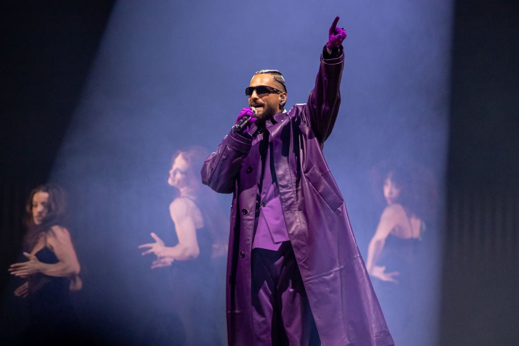 Maluma performs at Golden 1 Center on August 31, 2023 in Sacramento, California. Miikka Skaffari/Getty Images