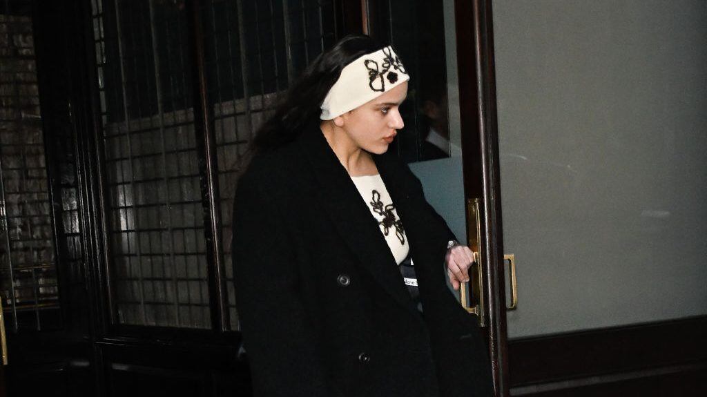 Rosalia is seen in SoHo on December 21, 2023 in New York City. Raymond Hall/GC Images