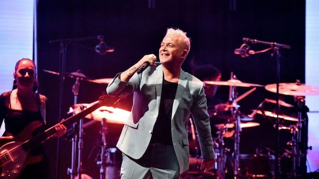 Alejandro Sanz performs during his Sanz En Vivo Tour at Amway Center on September 21, 2023 in Orlando, Florida. Gerardo Mora/Getty Images