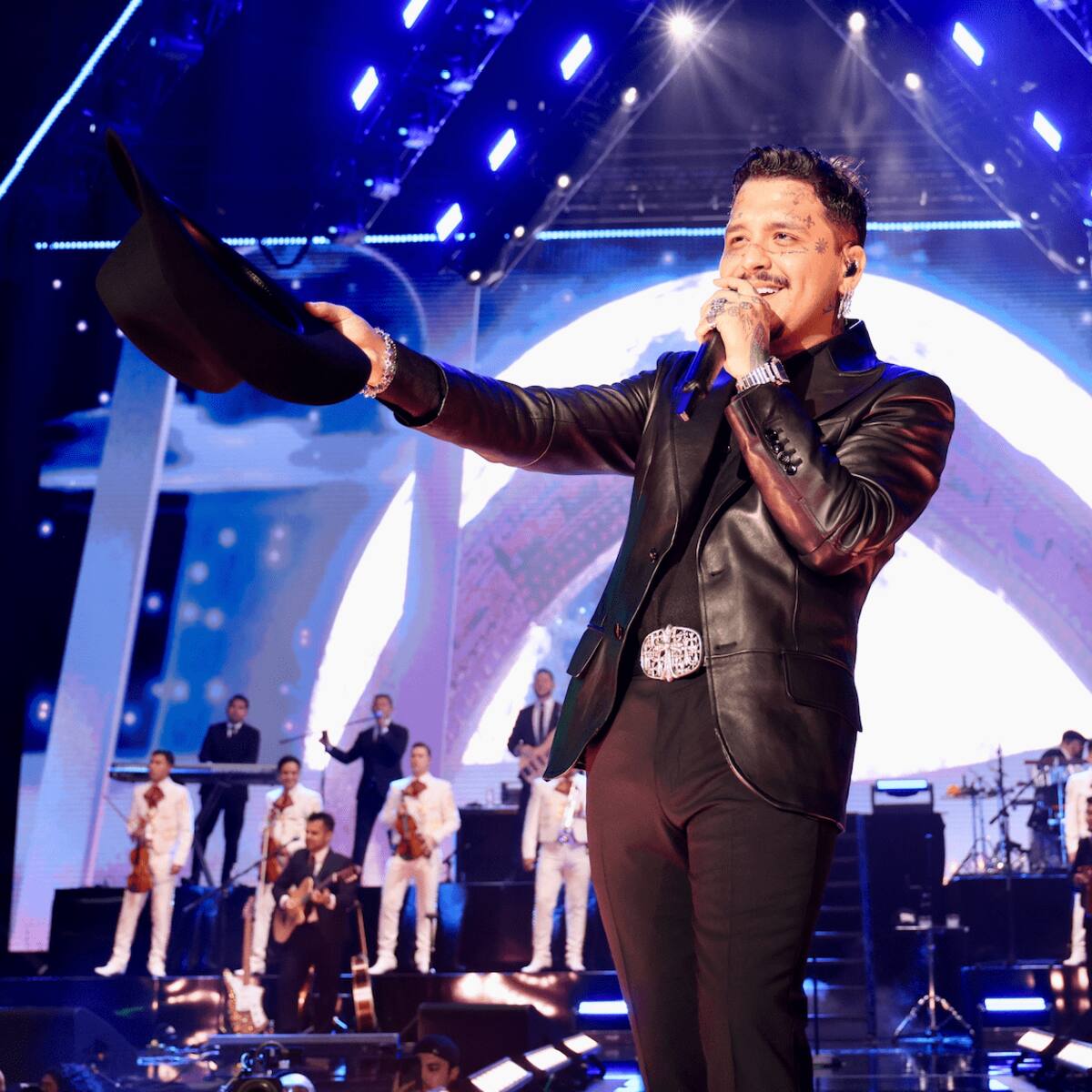 Christian Nodal Brings His Regional Mexicano at the Latin Grammy Week 2023 in Seville