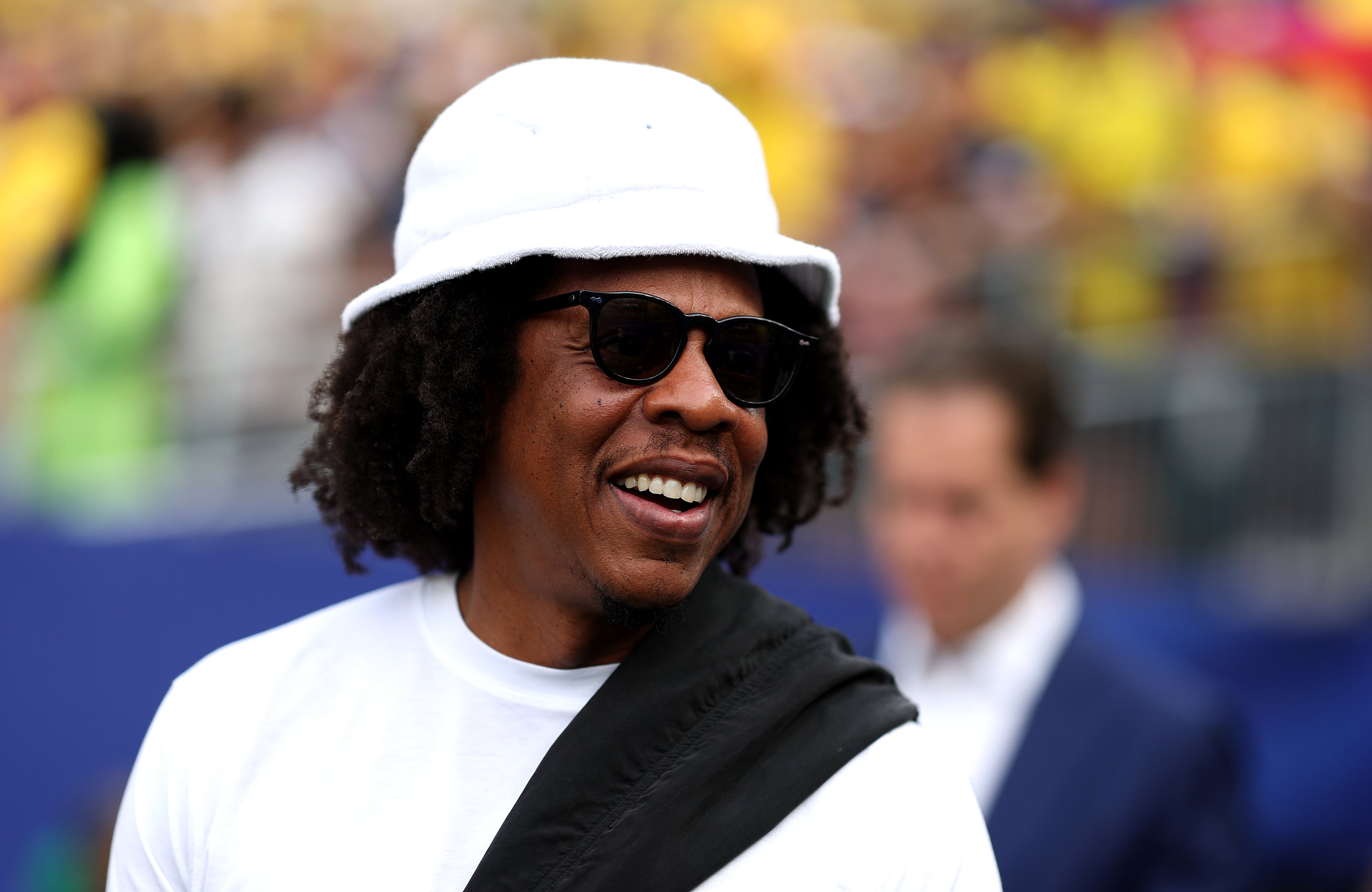 FILADELFIA, PENSILVANIA - 14 DE JUNIO: Jay-Z antes del partido del Grupo E de la Copa Mundial de la FIFA 2026 entre Costa de Marfil y Ecuador en el Estadio de Filadelfia el 14 de junio de 2026 en Filadelfia, Pensilvania. (Foto de Ezra Shaw - FIFA/FIFA vía Getty Images)
