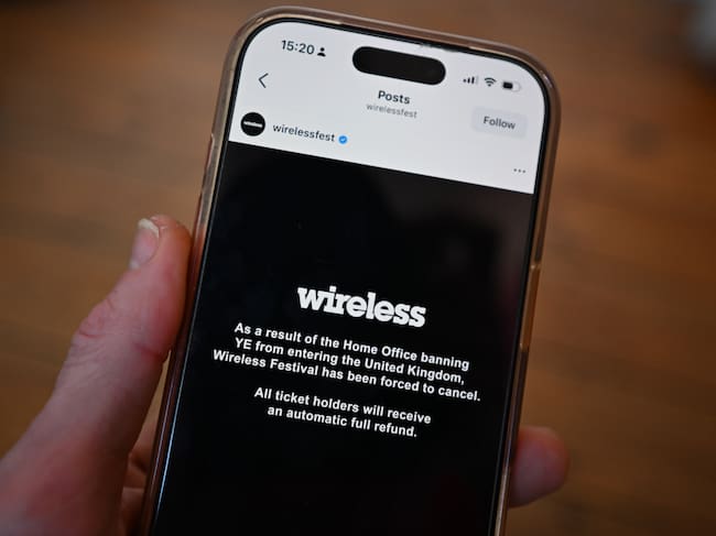 Cancelación del Wireless Festival. Kate Green/Getty Images