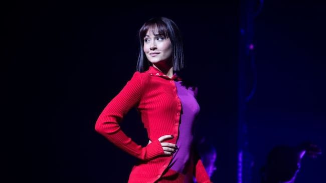 Aitana performs on stage at WiZink Center on December 05, 2023 in Madrid, Spain. Aldara Zarraoa/Redferns