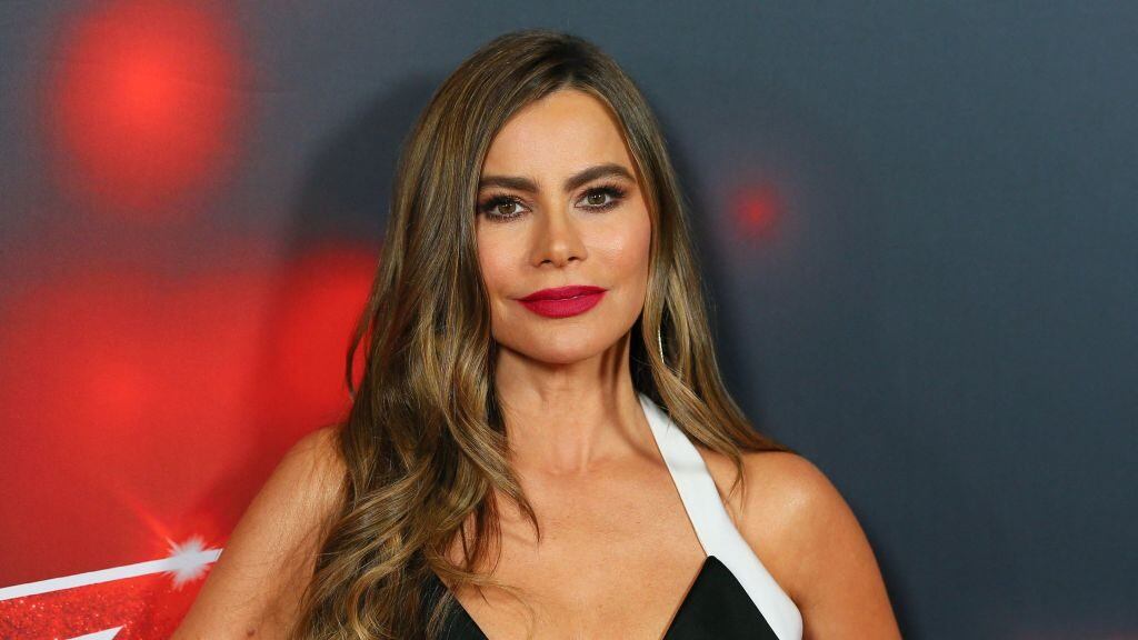 Sofia Vergara arrives for the «America’s Got Talent» live show at the Dolby theatre in Hollywood, California, August 17, 2021. JEAN-BAPTISTE LACROIX/AFP via Getty Images