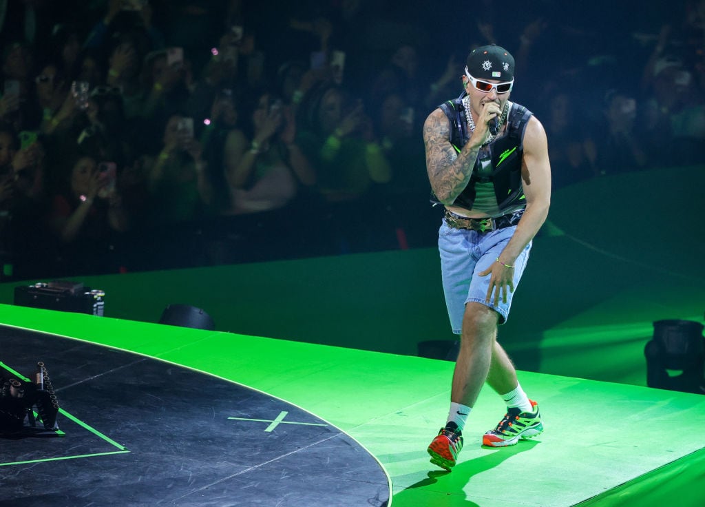 Feid performs during a stop of his FerxxoCalipsis tour at Michelob ULTRA Arena on May 10, 2024 in Las Vegas, Nevada. Ethan Miller/Getty Images