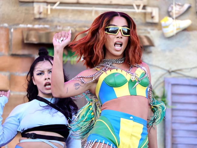 Anitta performs onstage at the Coachella Stage in 2022. Kevin Winter / Getty Images for Coachella