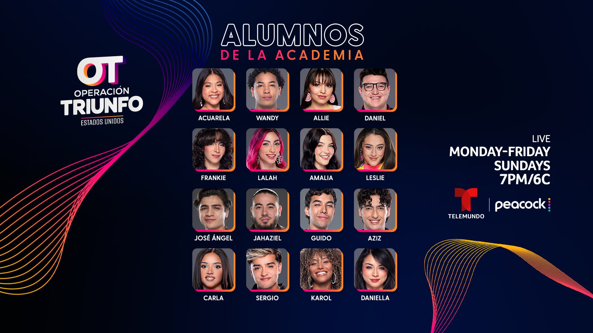 Los 16 concursantes de OT USA