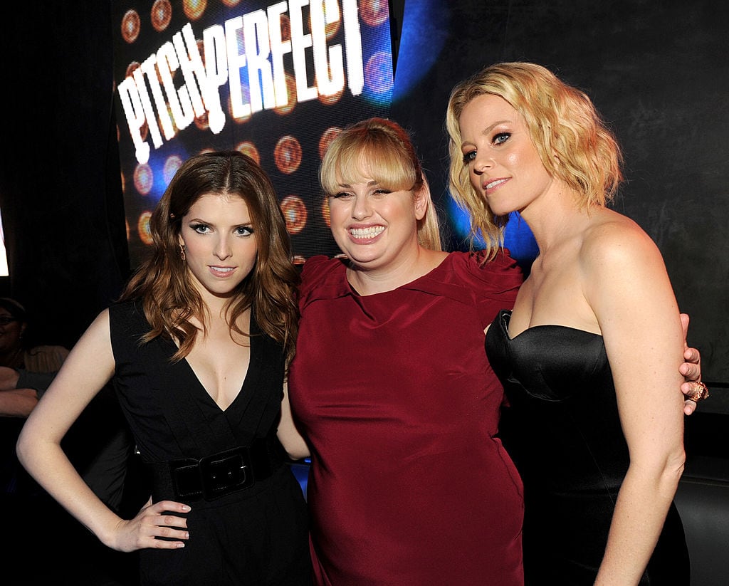 Actors Anna Kendrick, Rebel Wilson and actress/producer Elizabeth Banks pose at the after party for Universal Pictures and Gold Circle Films’ «Pitch Perfect» at Lure on September 24, 2012 in Los Angeles, California. Kevin Winter/Getty Images
