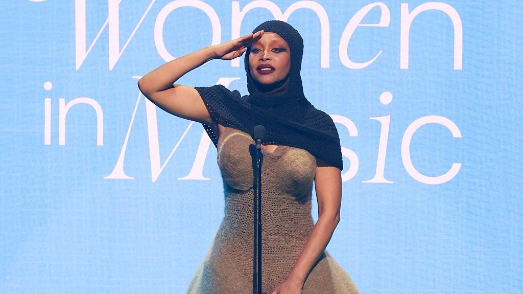Erykah Badu at the Billboard Women in Music 2025 held at the YouTube Theater on March 29, 2025 in Los Angeles, California. (Photo by Rich Polk/Billboard via Getty Images)