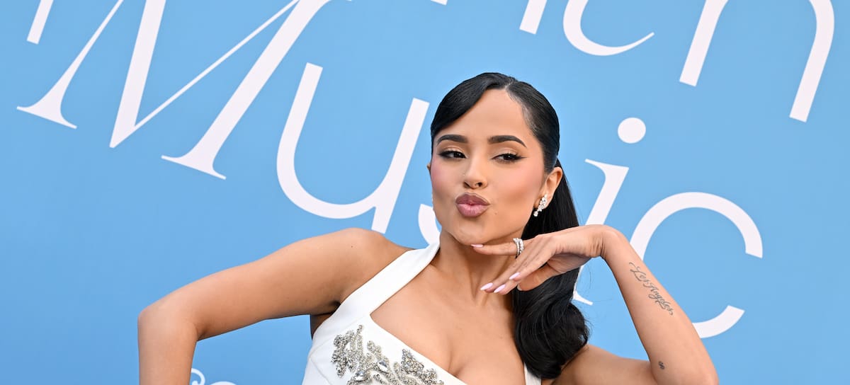 Becky en el Billboard Women in Music 2025 en el YouTube Theater el 29 de marzo de 2025 en Inglewood, California.