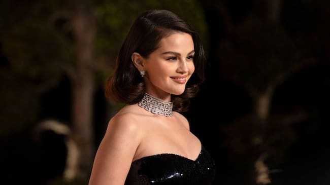 Selena Gomez attends the 2025 Vanity Fair Oscar After Party Arrivals on March 3, 2025 at Wallis Annenberg Center for the Performing Arts in Beverly Hills, California. Robert Smith/Patrick McMullan via Getty Images