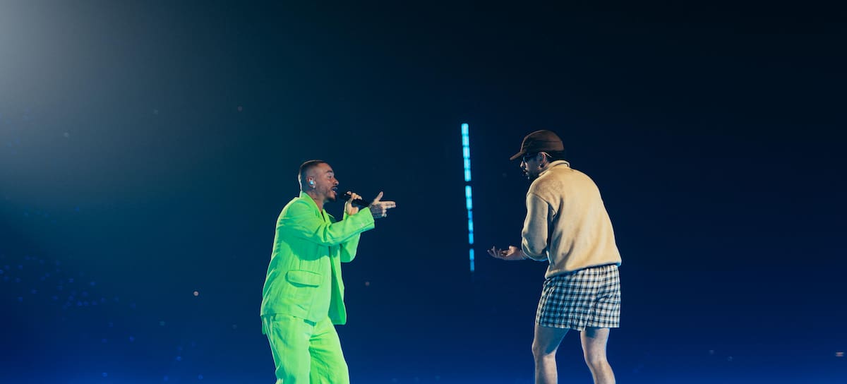 J Balvin aparece para cantar junto con Bad Bunny el 5 de julio de 2026 en el Defense Arena de París, Francia