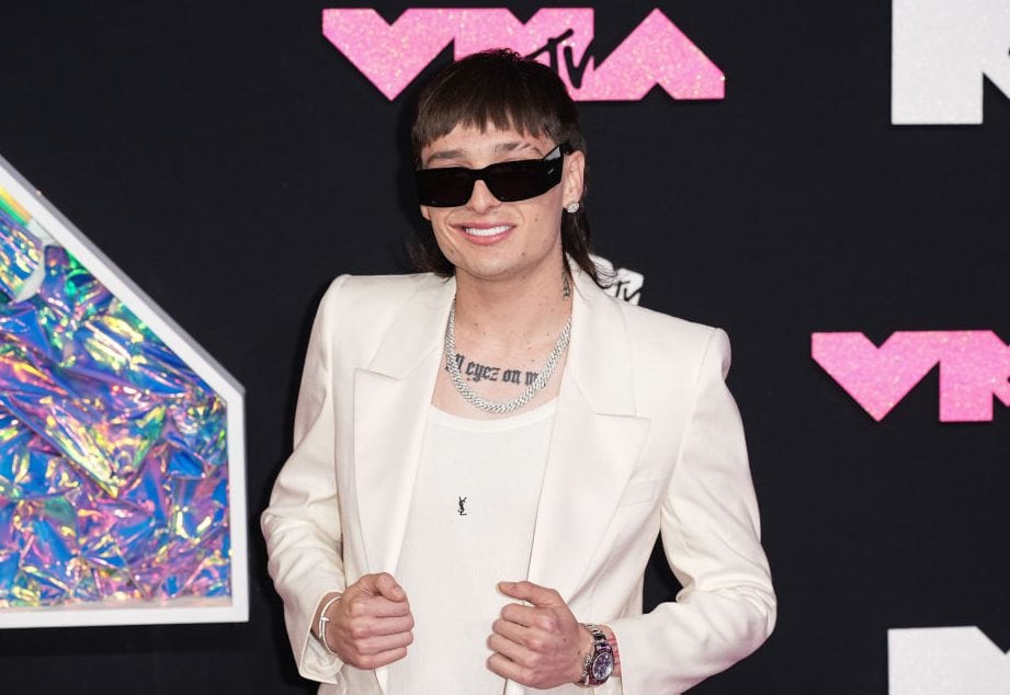Peso Pluma at the 2023 MTV Music Video Awards. John Nacion/Getty Images.