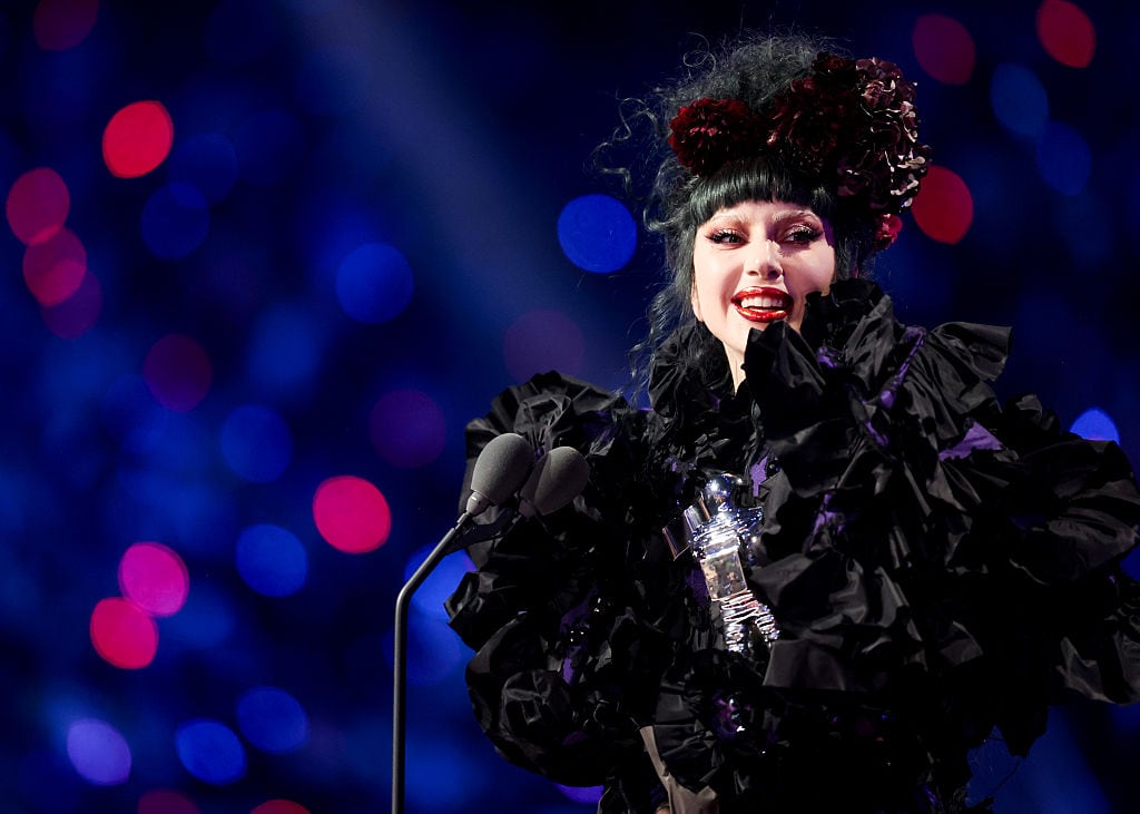 Lady Gaga en la alfombra roja de los MTV Video Music Awards 2025 en el UBS Arena de Nueva York