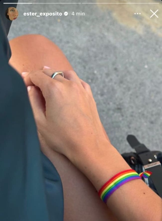 Ester Expósito Instagram Story.