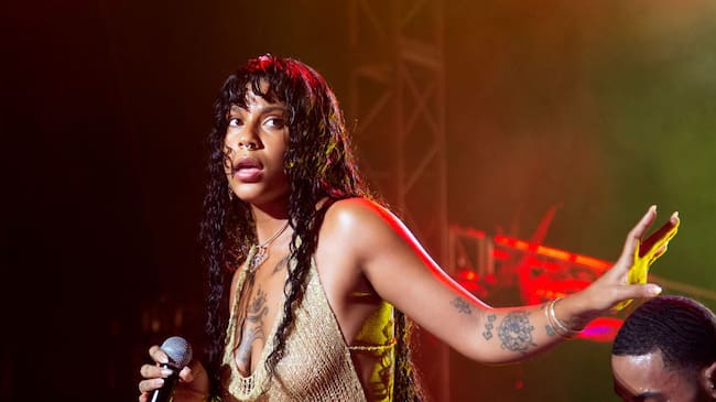 Tokischa performs onstage during Ladyland 2024 at Under The K Bridge on June 29, 2024 in New York City. Santiago Felipe/Getty Images
