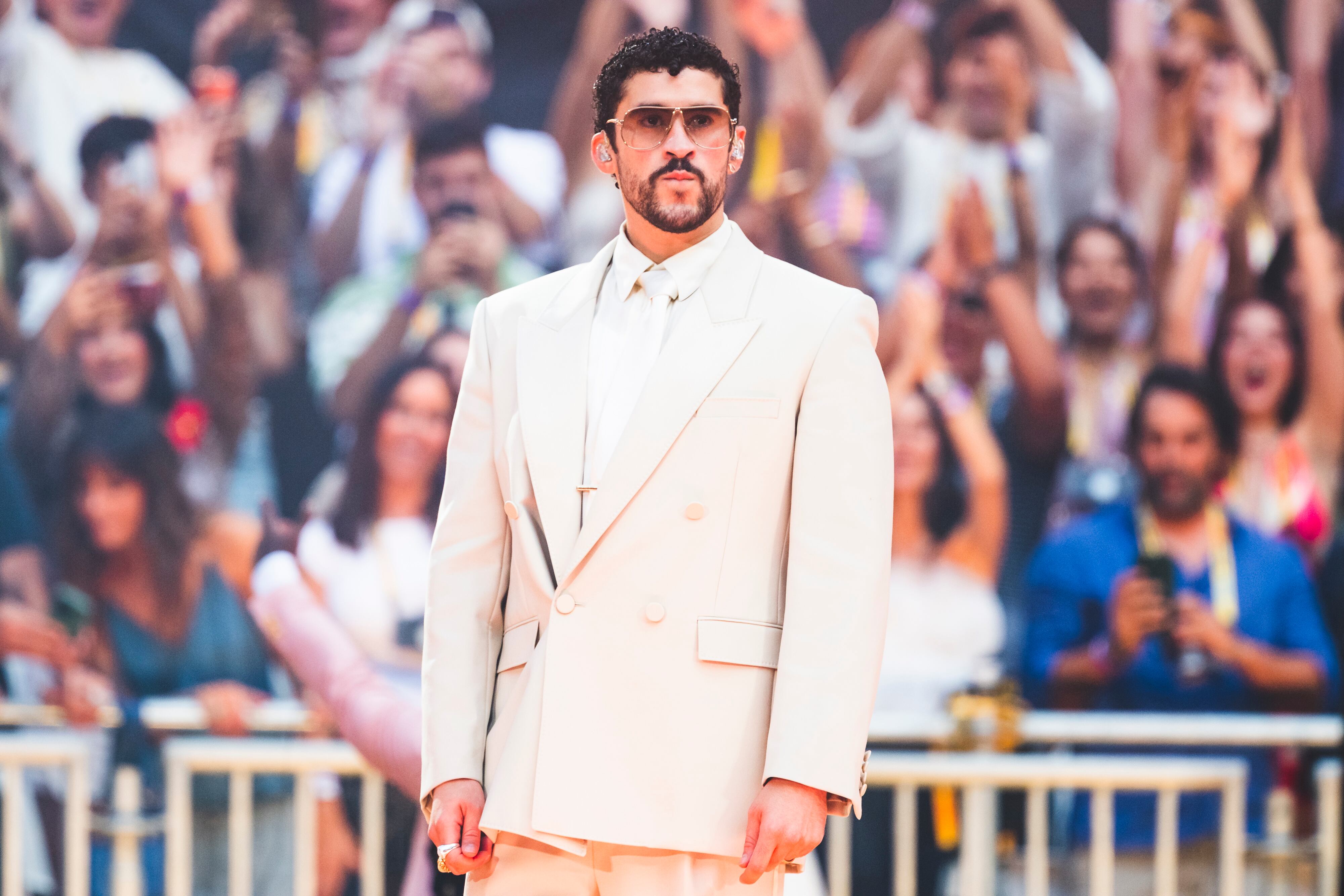 Bad Bunny en el cierre de su residencia en Madrid en 2026.