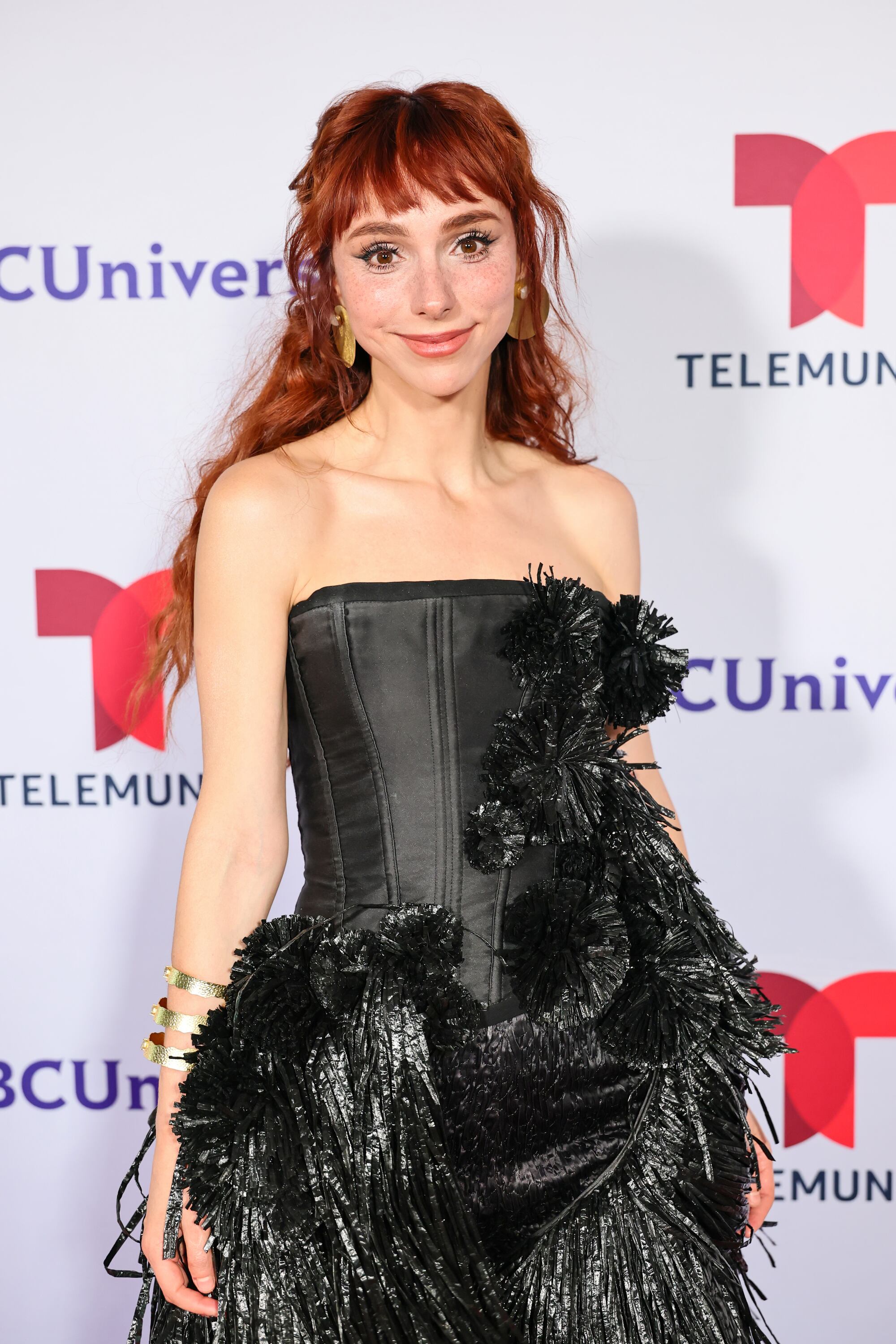 Natalia Tellez en el 2026 Telemundo Upfront Celebration from the Rainbow Room en Nueva York en mayo de 2026