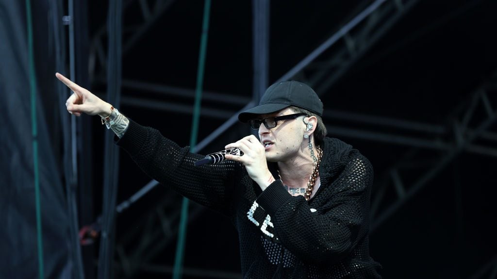 Peso Pluma performs during the 2024 Governors Ball at Flushing Meadows Corona Park on June 09, 2024 in New York City. Marleen Moise/Getty Images