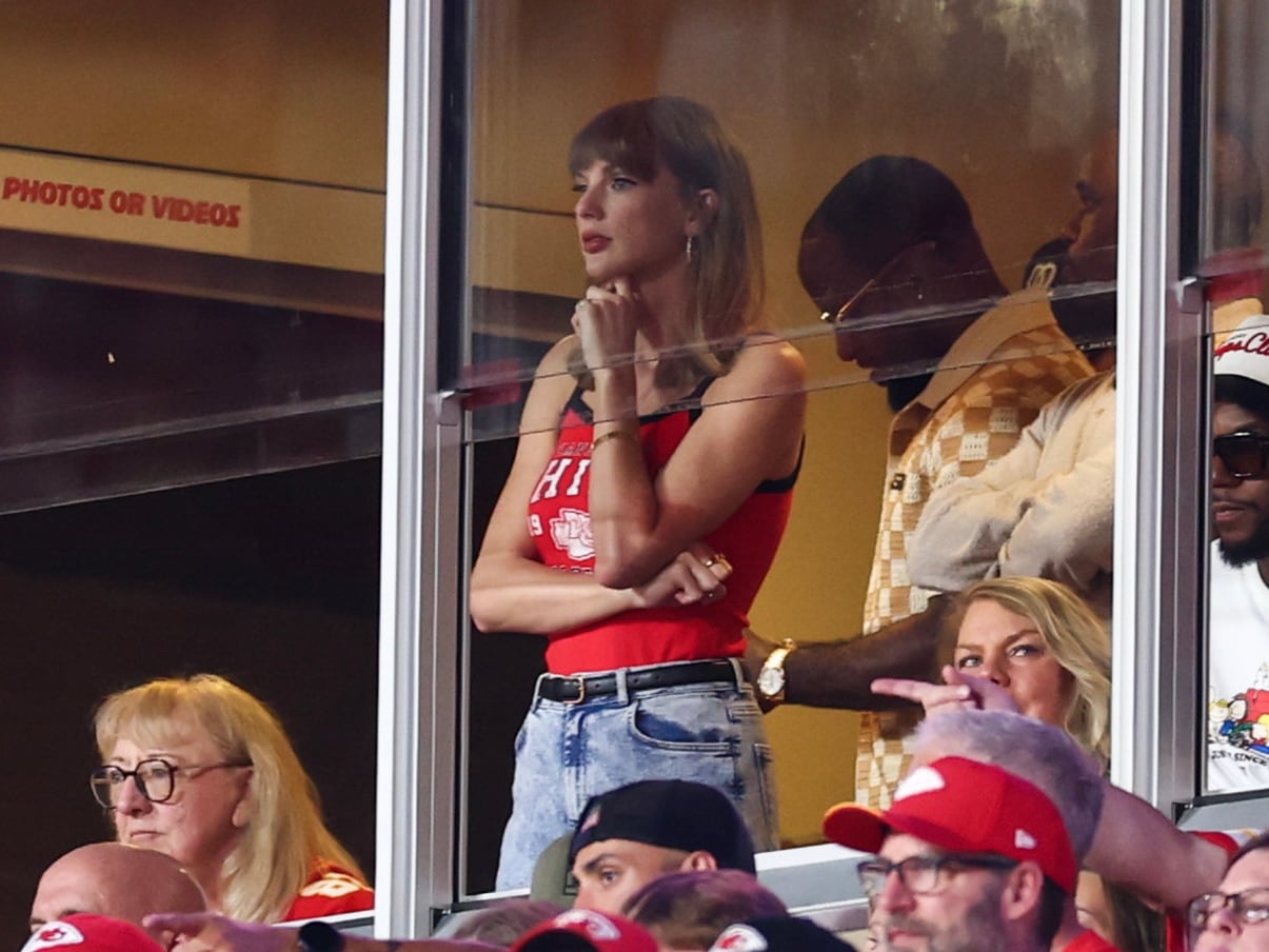 Taylor Swift en el partido de Indianapolis Colts v Kansas City Chiefs