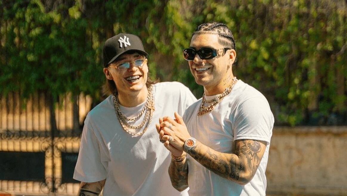 Peso Pluma & Ryan Castro in ‘QUEMA’ music video / YouTube