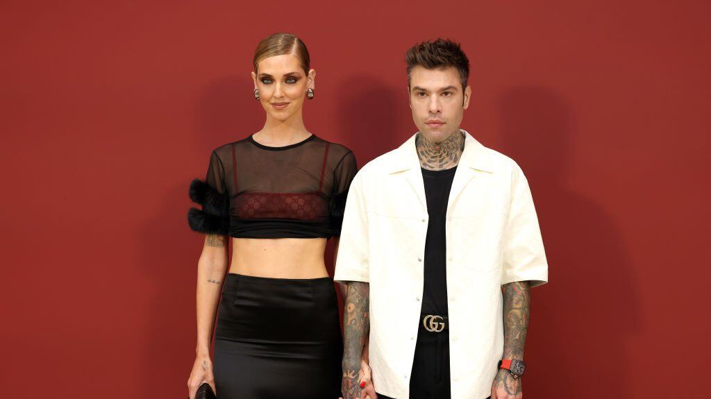 Chiara Ferragni and Fedez are seen at Gucci Ancora during Milan Fashion week on September 22, 2023 in Milan, Italy. Stefania M. D’Alessandro/Getty Images for Gucci