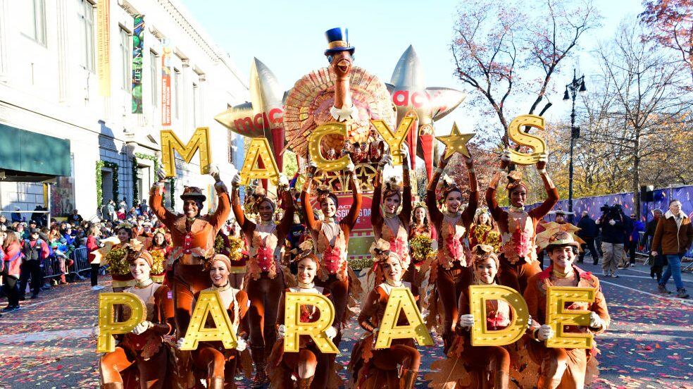 Tom Turkey by Macy’s appears during 97th Macy’s Thanksgiving Day Parade on November 23, 2023 in New York City. Tom Turkey, the longest running title float in the Parade, is also the only self-propelled float. Eugene Gologursky/Getty Images for Macy’s, Inc.