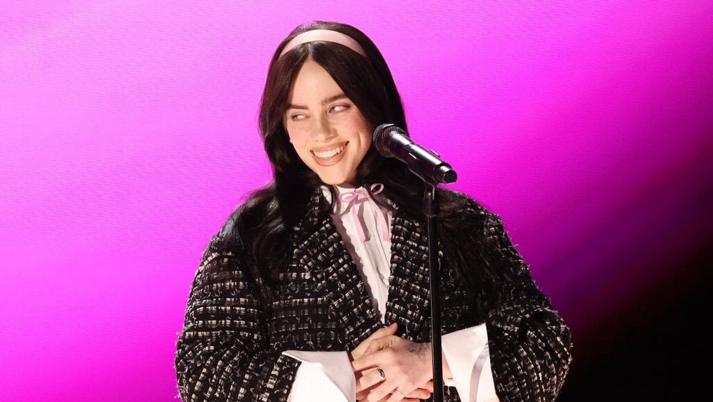 Billie Eilish performs onstage at the 96th Annual Oscars held at Dolby Theatre on March 10, 2024 in Los Angeles, California. Rich Polk/Variety via Getty Images