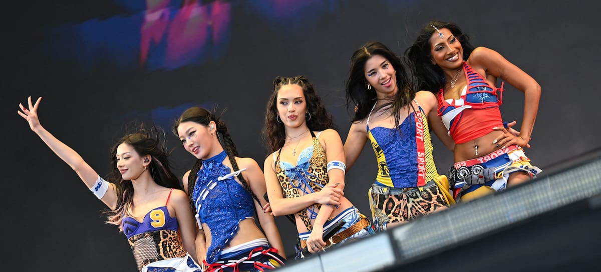 KATSEYE en Estereo Picnic en el parque Simón Bolivar park de Bogota, Colombia, el 20 de marzo de 2026