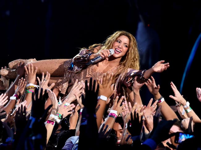 Shakira performs during the 2023 MTV Video Music Awards at Prudential Center on September 12, 2023 in Newark, New Jersey. Theo Wargo/Getty Images for MTV