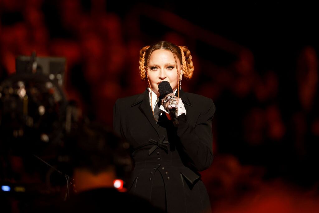 Madonna at the 65th Annual GRAMMY Awards 2023 in Los Angeles, California. Christopher Polk / Variety via Getty Images