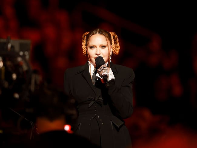 Madonna at the 65th Annual GRAMMY Awards 2023 in Los Angeles, California. Christopher Polk / Variety via Getty Images