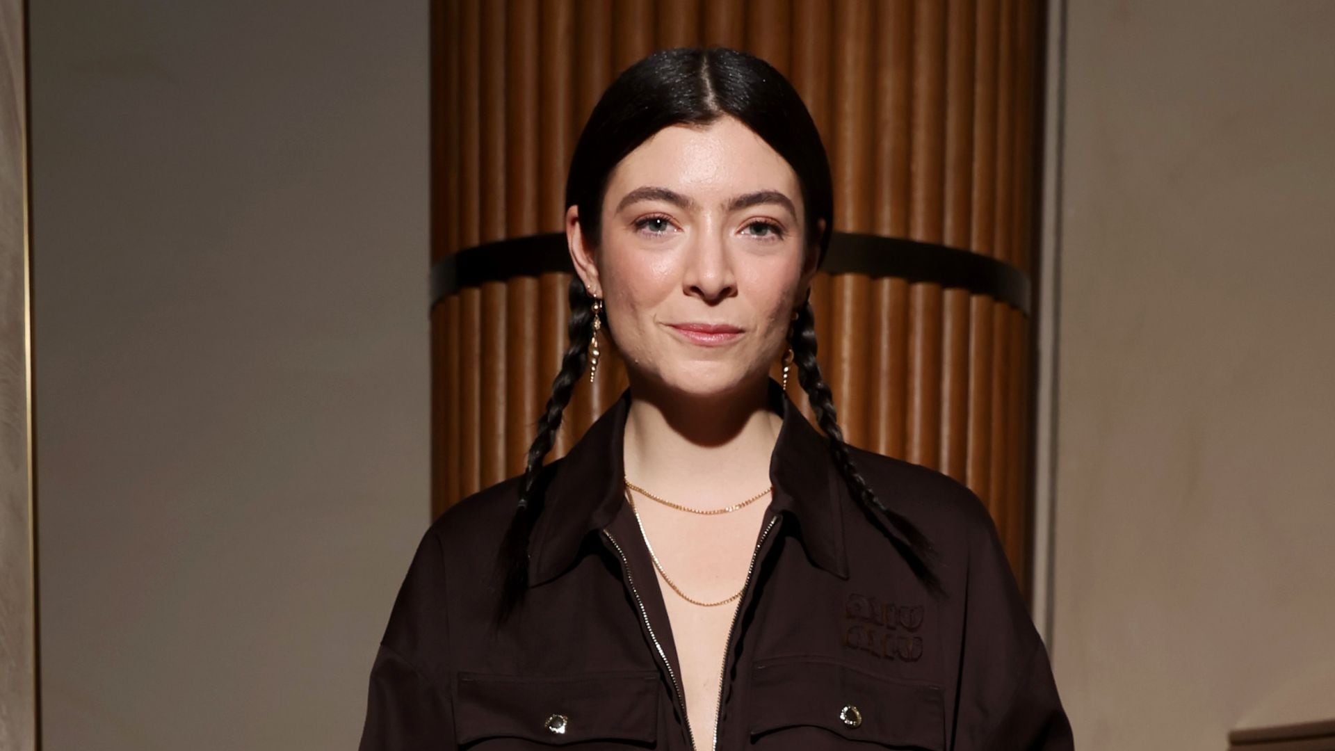 Lorde attends the after show of the Miu Miu Womenswear Fall/Winter 2024-2025 show as part of Paris Fashion Week on March 05, 2024 in Paris, France. (Victor Boyko/Getty Images)