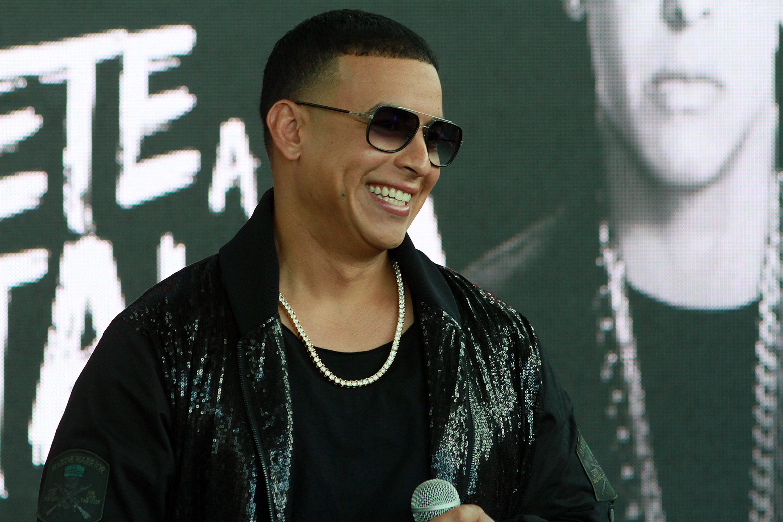 Daddy Yankee talks to media as part of Race For The Cure Press Conference in Puerto Rico. GV Cruz / WireImage