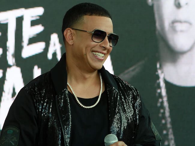 Daddy Yankee talks to media as part of Race For The Cure Press Conference in Puerto Rico. GV Cruz / WireImage