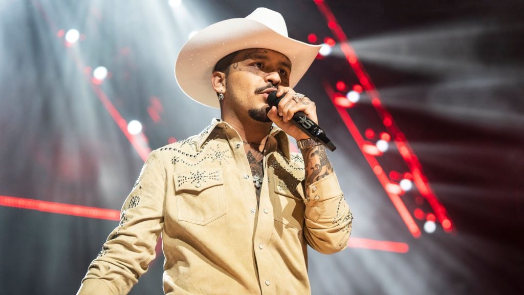 Christian Nodal performs on August 31, 2023 in New Orleans, Louisiana. Erika Goldring/Getty Images.