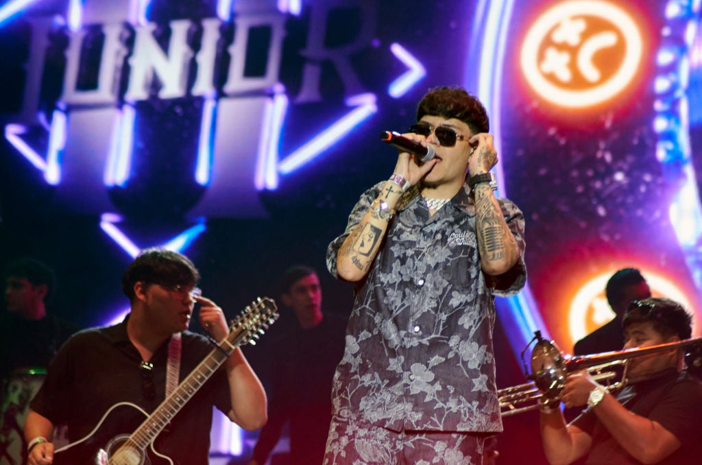 Junior H perform during the Festival Arre 2024 Day 2 at Foro GNP on September 8, 2024 in Mexico City, Mexico. Jaime Nogales/Medios y Media/Getty Images