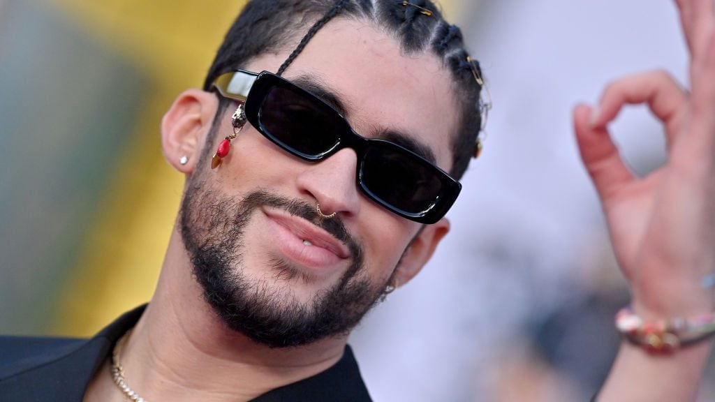 Bad Bunny attends the Los Angeles Premiere of Columbia Pictures’ «Bullet Train» at Regency Village Theatre on August 01, 2022 in Los Angeles, California. Axelle/Bauer-Griffin/FilmMagic