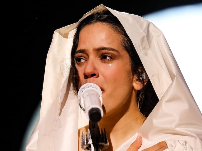 Rosalía en el LUX Tour en Barcelona el 13 de abril de 2026, en el Palau Sant Jordi. Christian Bertrand