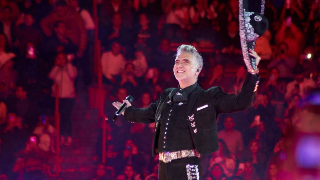 Alejandro Fernandez performs during a concert at Plaza de Toros in Mexico City, Mexico. Jaime Nogales/Getty Images.