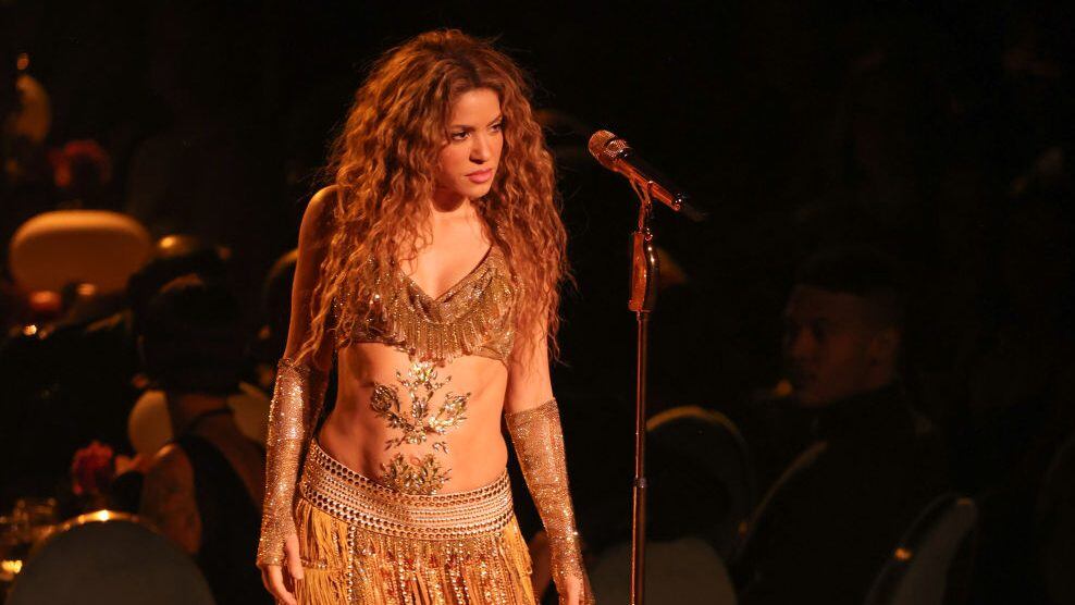 Shakira at the 67th GRAMMY Awards held at the Crypto.com Arena on February 2, 2025 in Los Angeles, California. (Photo by Christopher Polk/Billboard via Getty Images)