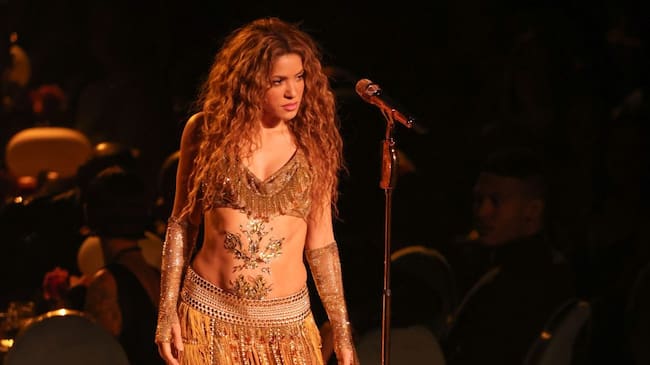 Shakira at the 67th GRAMMY Awards held at the Crypto.com Arena on February 2, 2025 in Los Angeles, California. (Photo by Christopher Polk/Billboard via Getty Images)