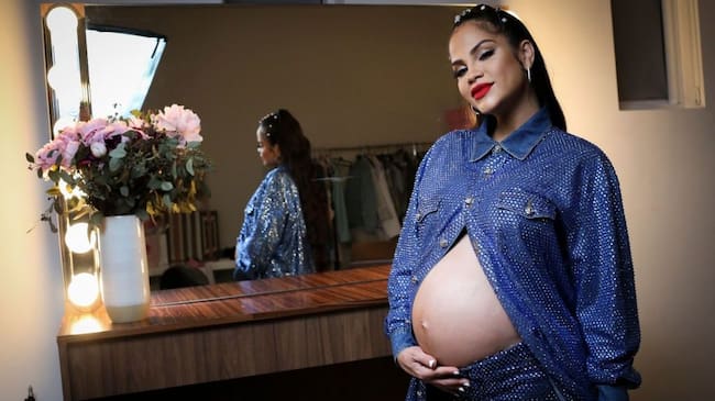Singer and songwriter Natalia Alexandra Gutiérrez Batista, better known by her stage name Natti Natasha, poses for a picture at her dressing room in Miami Beach, Florida, on April 19, 2021. Marco BELLO / AFP