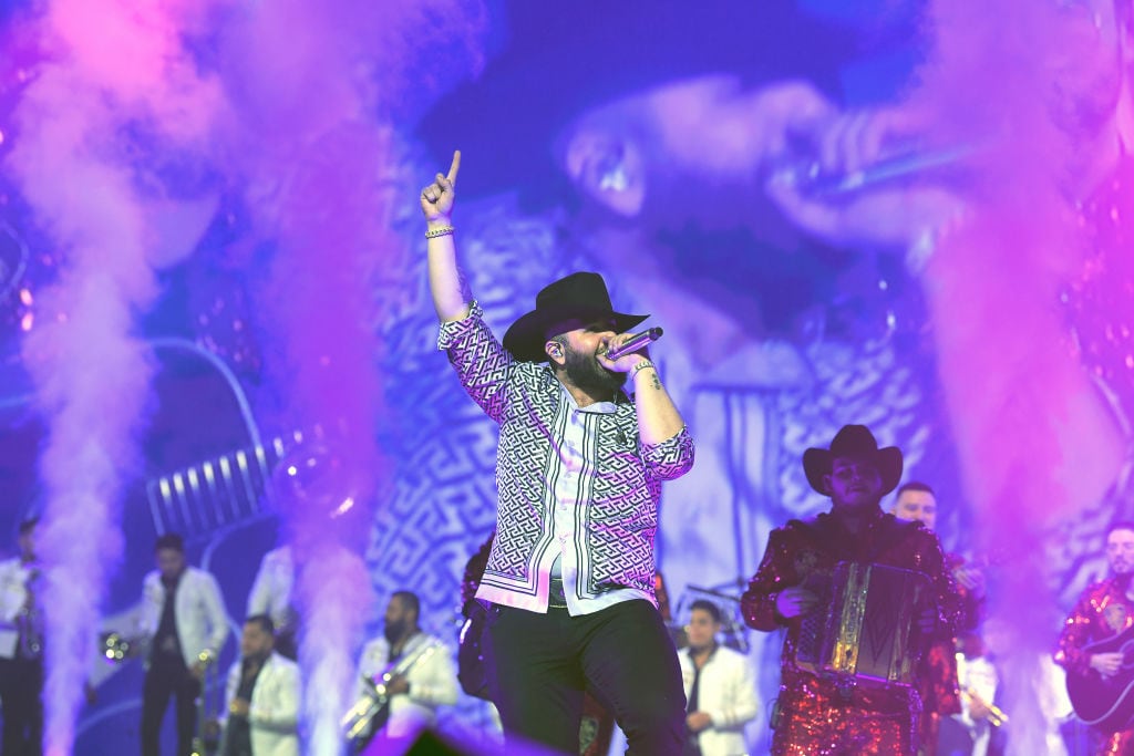 Singer Carín León performs during Día Nacional De La Banda 2022 in Las Vegas, Nevada. Bryan Steffy / Getty Images
