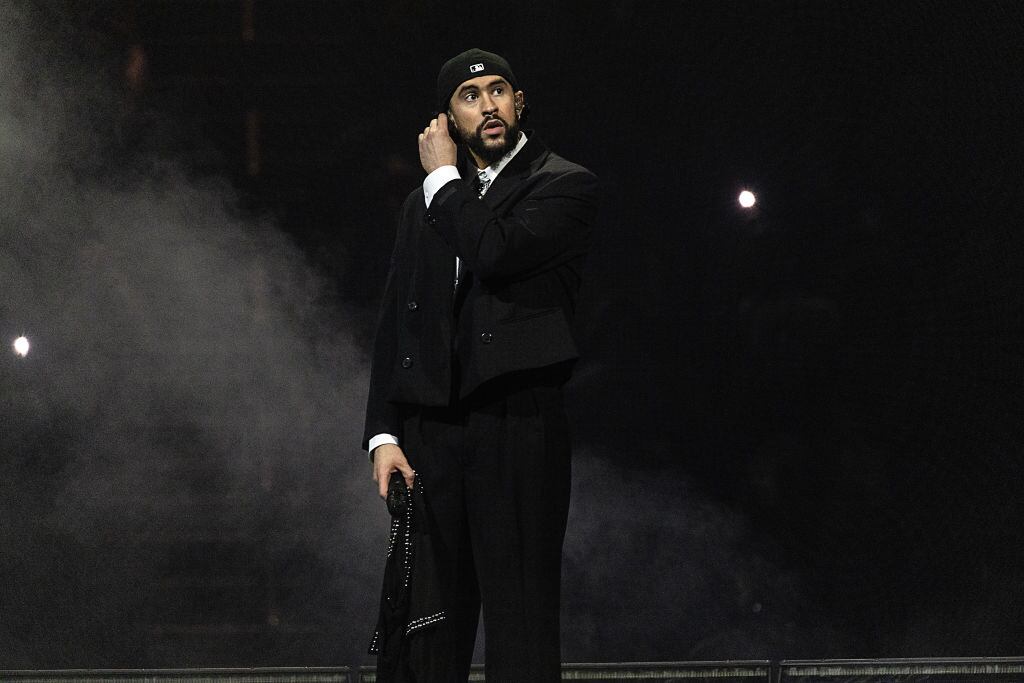 Bad Bunny performs at Spectrum Center on May 10, 2024 in Charlotte, North Carolina. Jeff Hahne/Getty Images