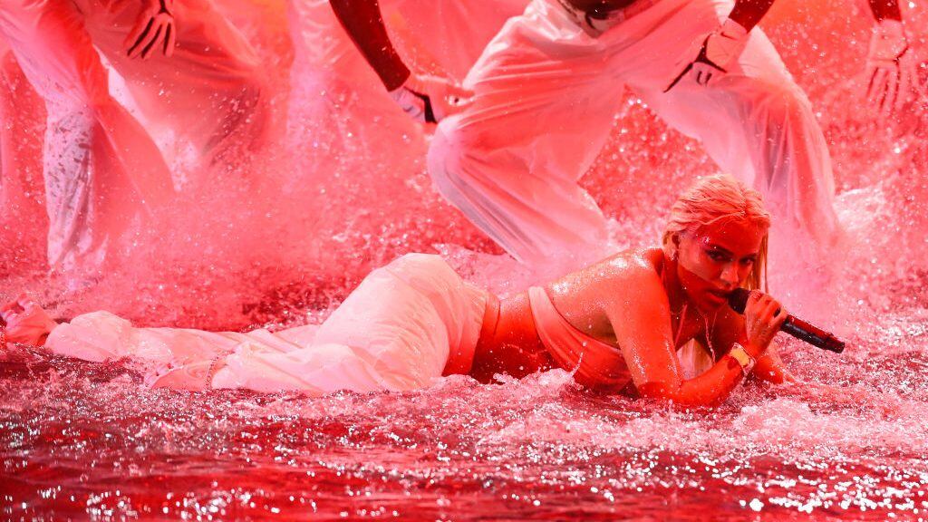 Karol G performs at the 2023 Billboard Music Awards at Line 204 in Los Angeles, California. The show will air on November 19, 2023 on BBMAs.watch. (Photo by Gilbert Flores/Penske Media via Getty Images)