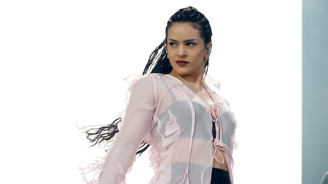 Rosalía performs at the Coachella Stage. Frazer Harrison / Getty Images for Coachella