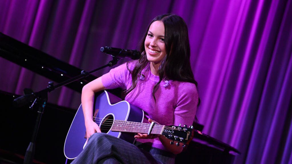 Olivia Rodrigo performs onstage at The Drop: Olivia Rodrigo at The GRAMMY Museum on October 3, 2023 in Los Angeles, California (Photo by Gilbert Flores/Billboard via Getty Images)